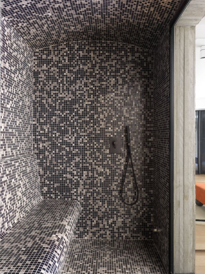 The hammam in the Paris townhouse