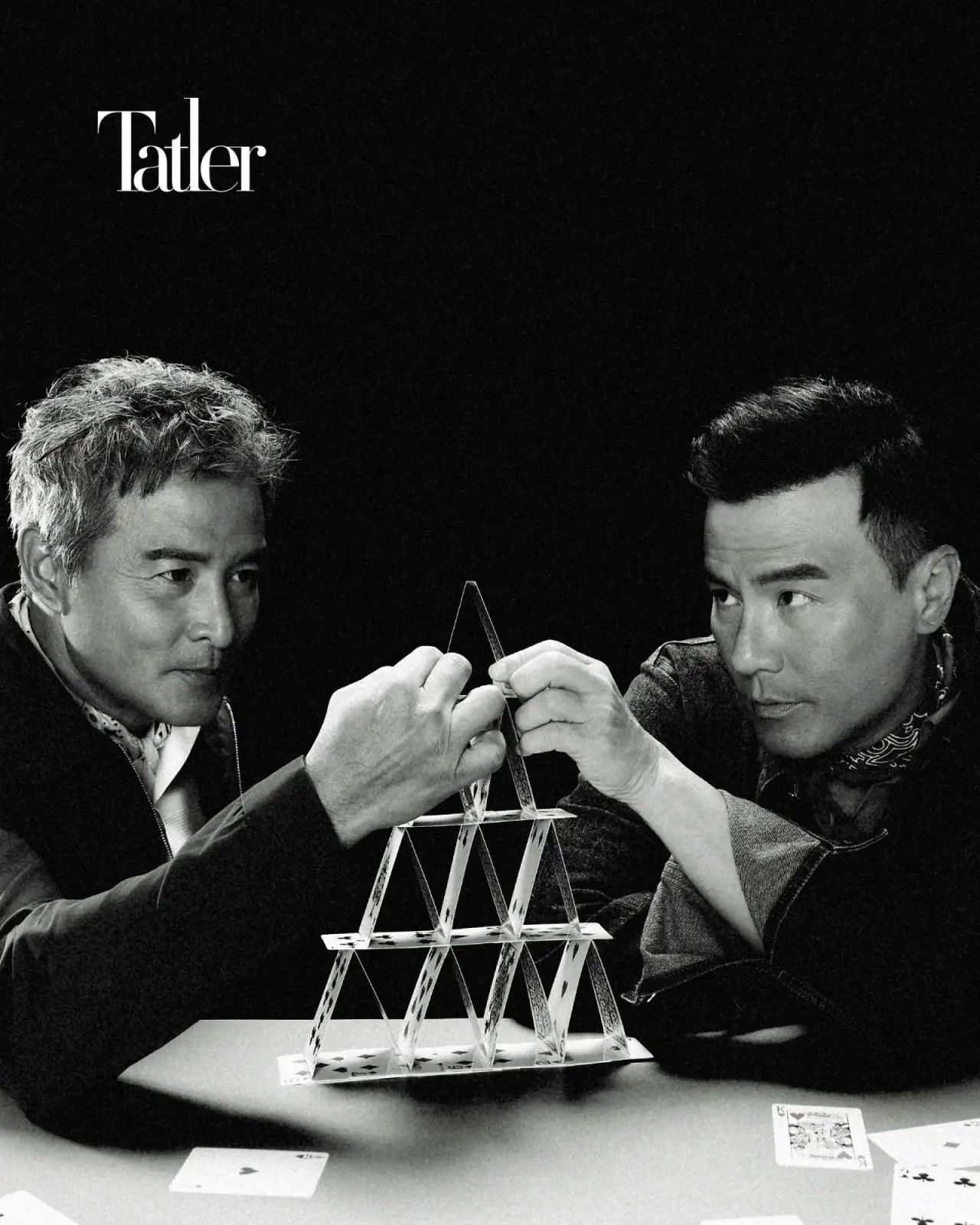 Actors Christopher Lee and Frederick Lee