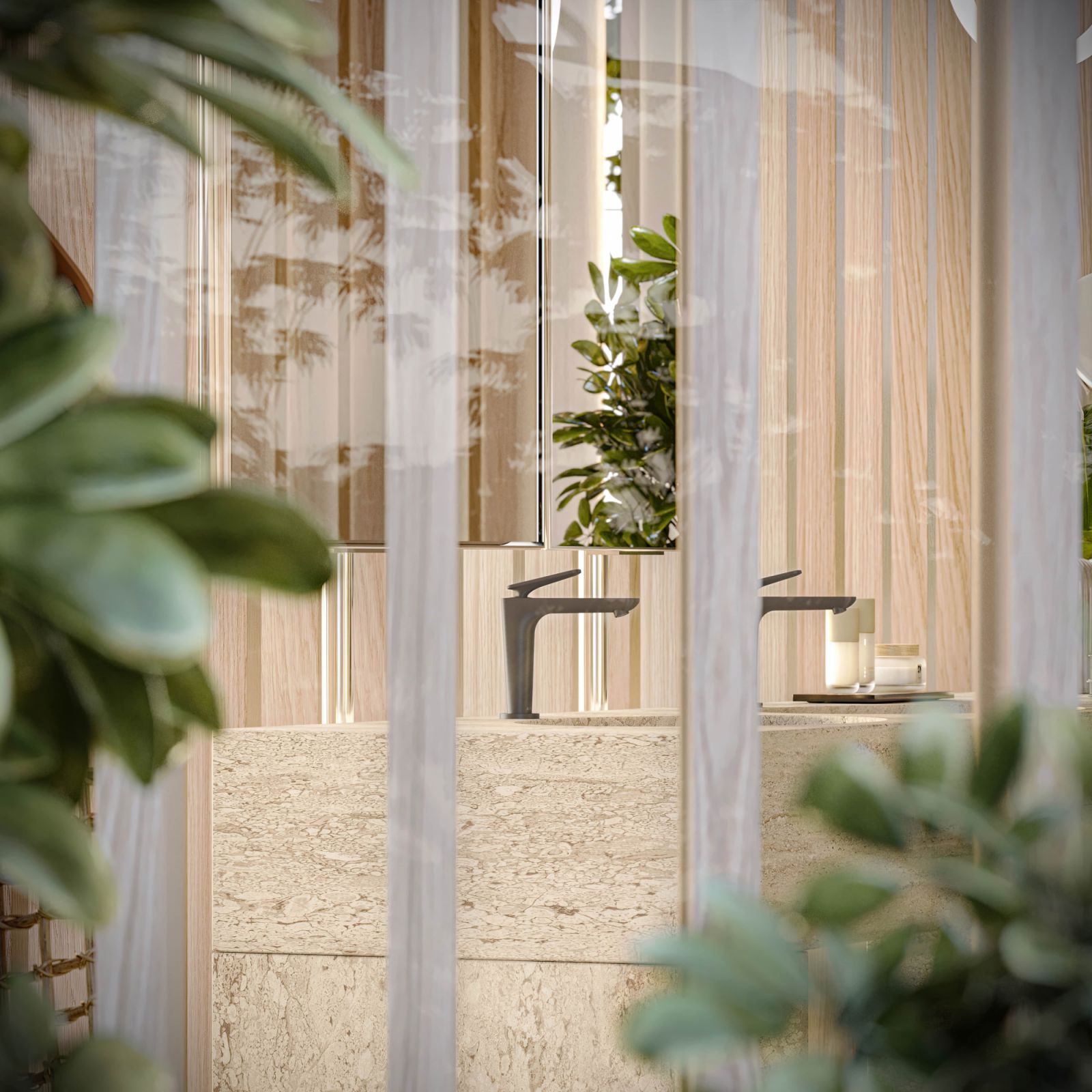 A peek into Antonio Citterio's imagined Scandinavian bathroom (Photo: Courtesy of AXOR)