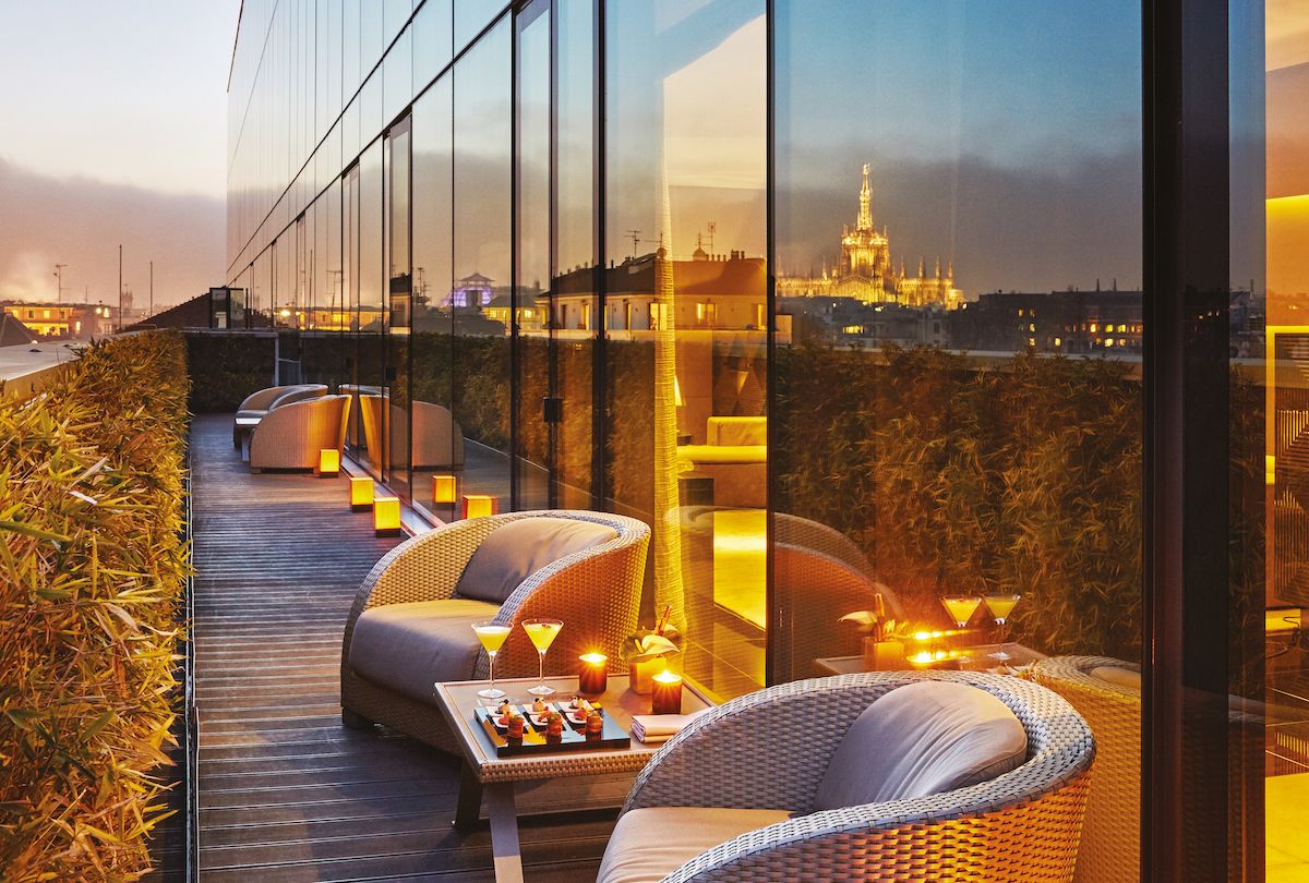 One of the suites has its own terrace
