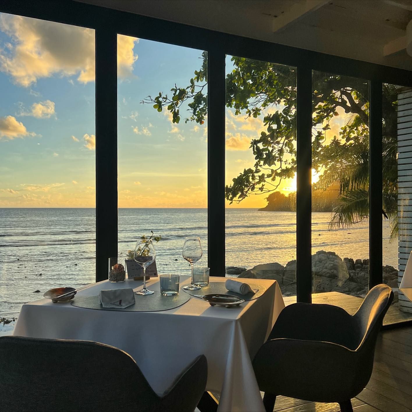 Contemporary French restaurant L'Arôme By The Sea