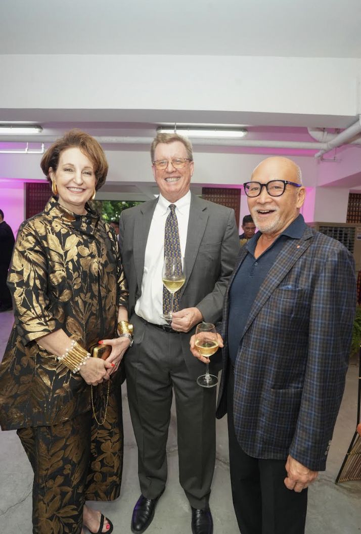 US Ambassador to the Philippines MaryKay Carlson and husband Aubrey, Ernest Escaler