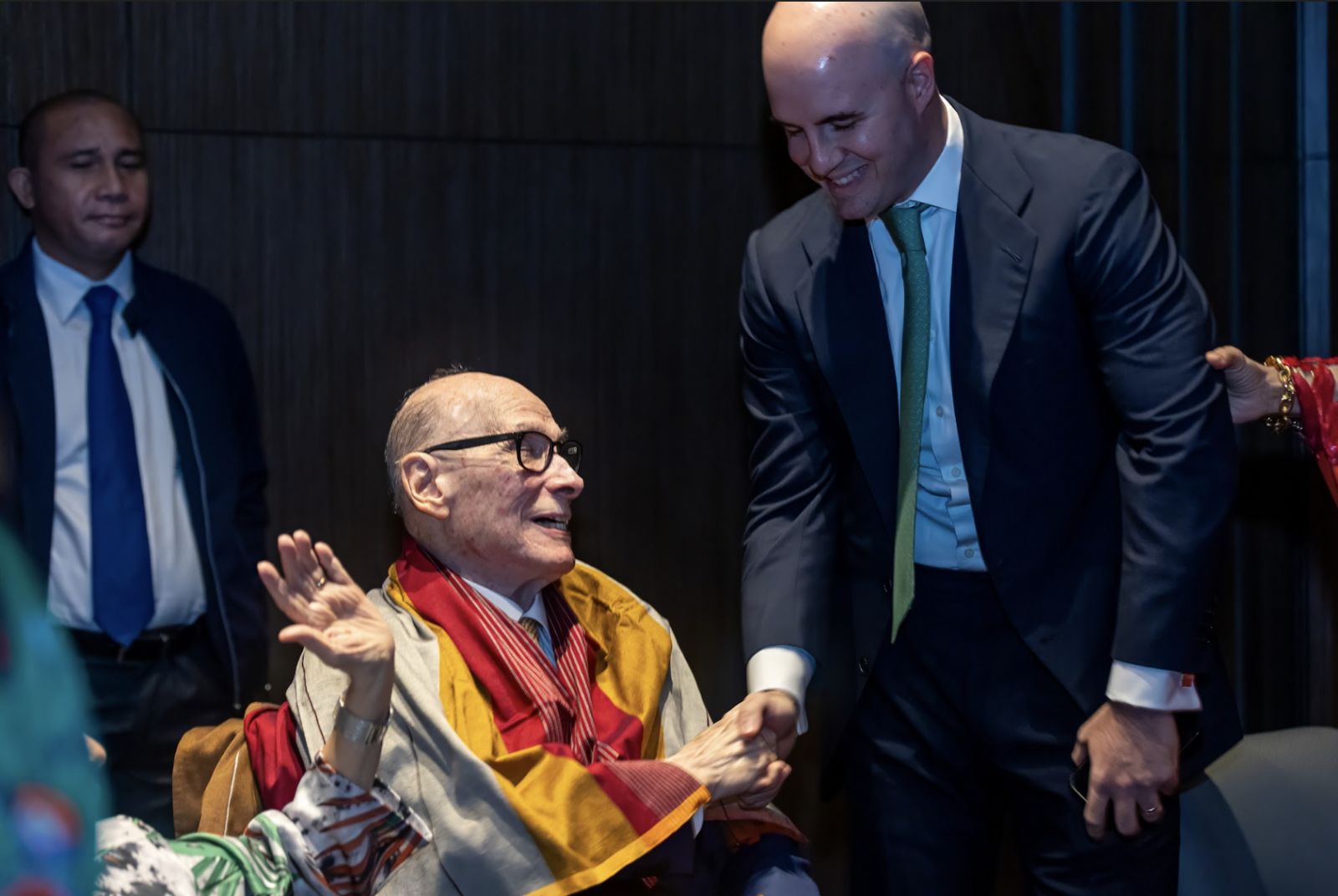 Ayala Corporation Chief Sustainability and Risk Officer Jaime Z. Urquijo (right) with Jaime Zobel de Ayala