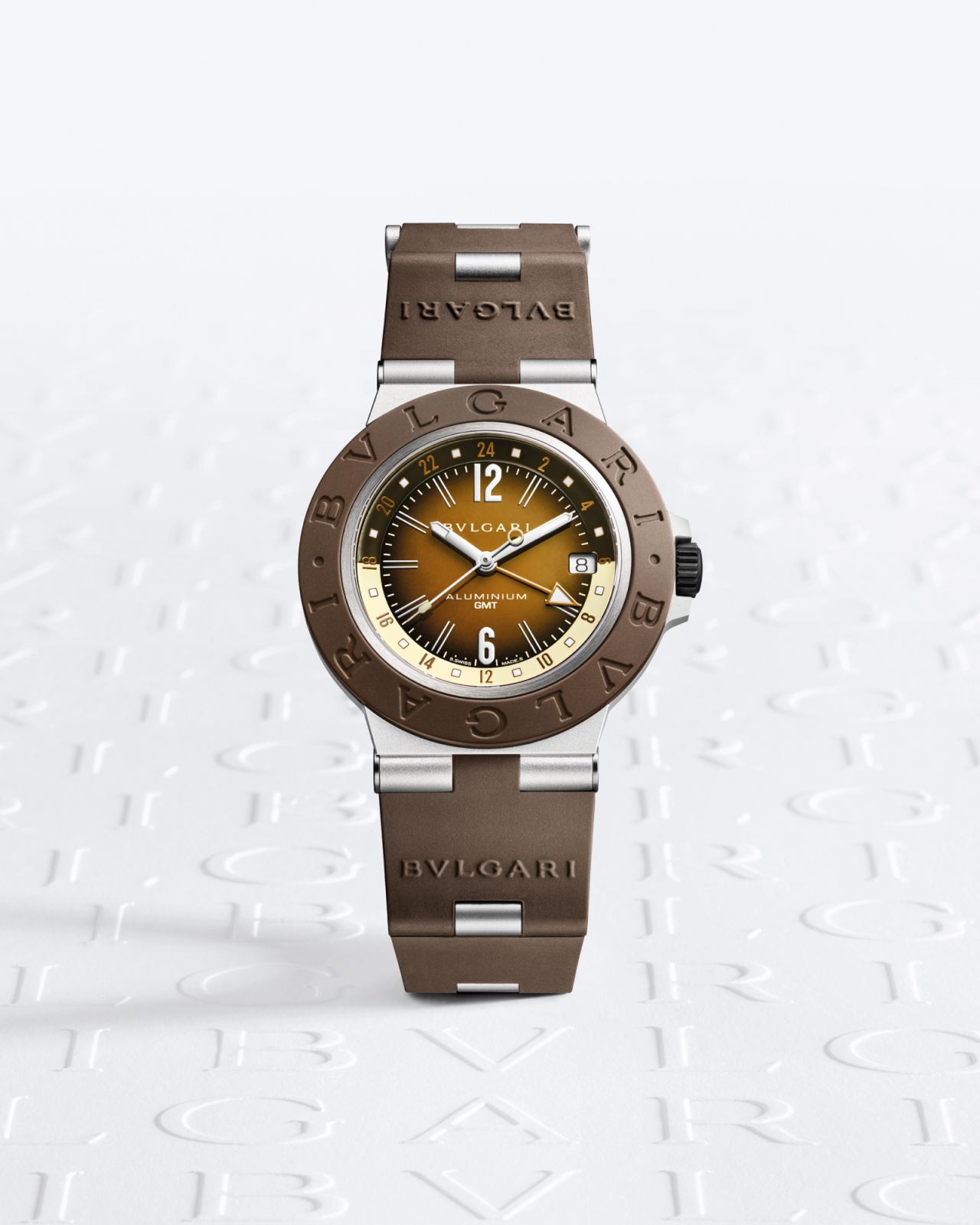 Bvlgari Aluminium GMT x Fender® Limited Edition (Photo: Courtesy of Bulgari)