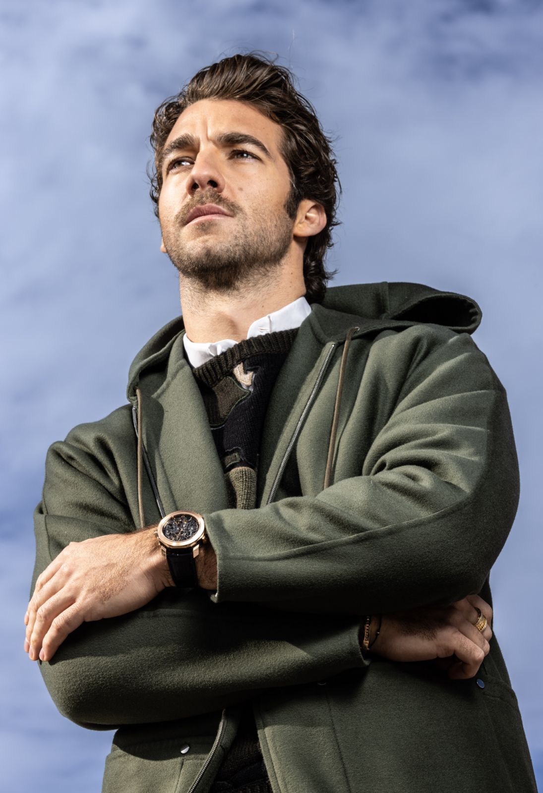 Swiss-Italian conductor Lorenzo Viotti wears the Octo Roma Carillon Tourbillon (Photo: Courtesy of Bulgari)