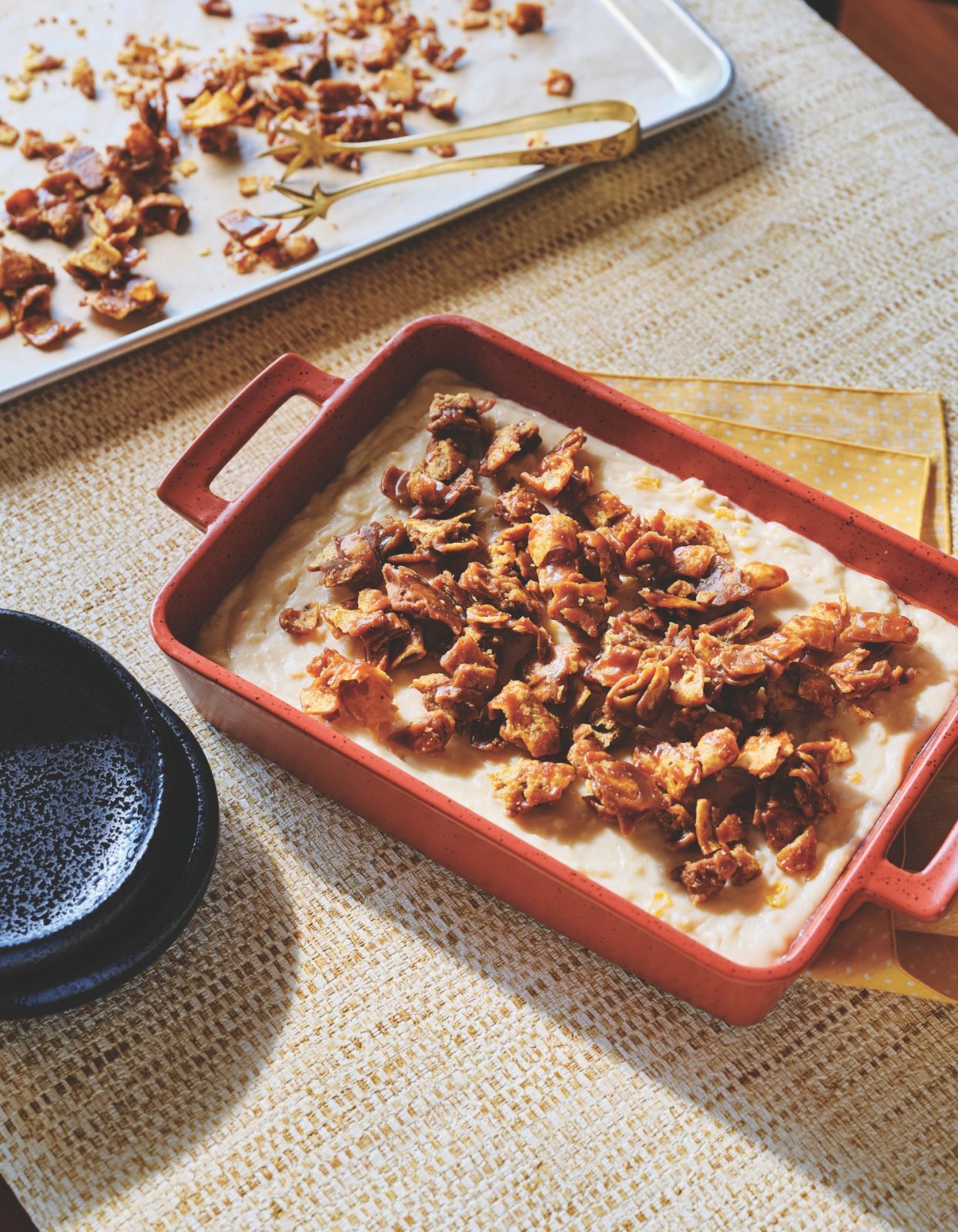 Pastry chef - Malted Milk Maja Blanca with Corn Chip Crunch (c) Nico Schinco