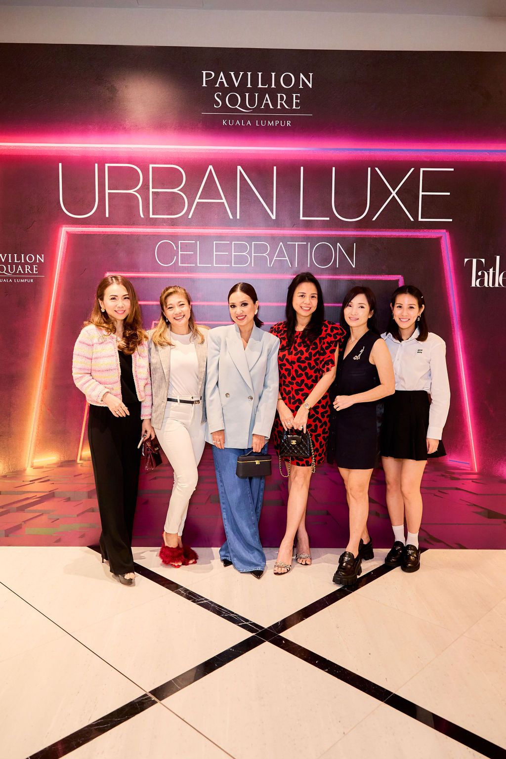 Pauline Gan, Mariam Teh, Datin Yvette Kang, Jill Yow, Datin Jess Ting and Katie Lau
