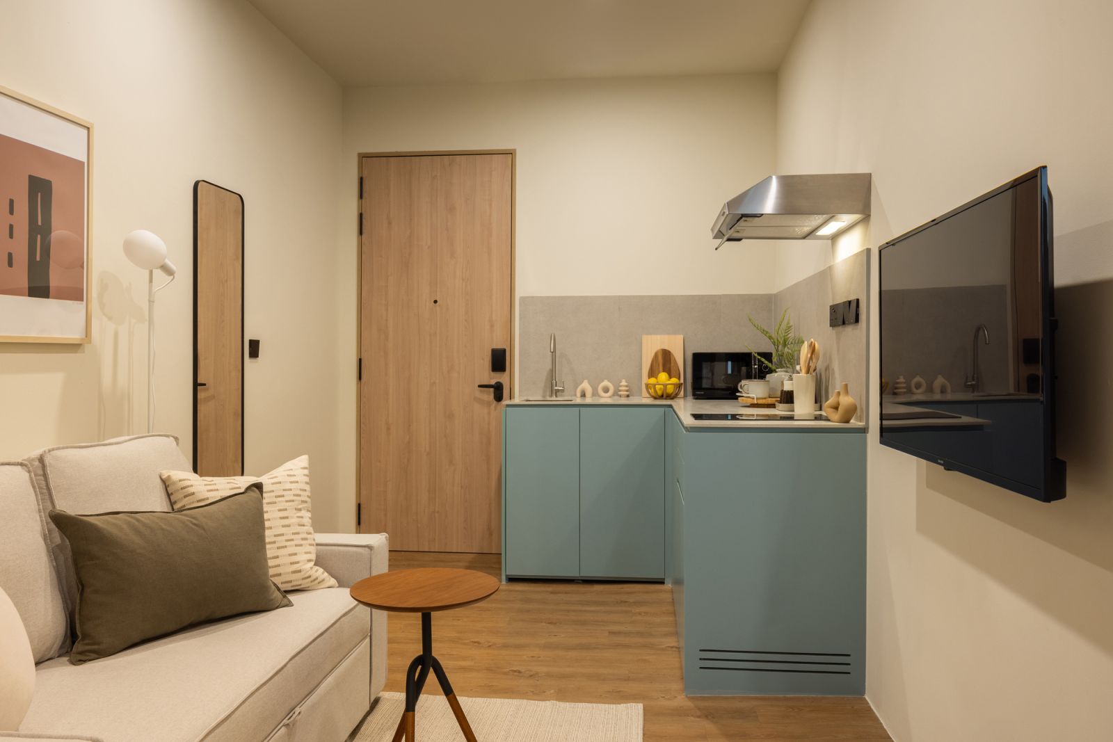 A view of the kitchenette in the Two-Bedroom Executive Suite