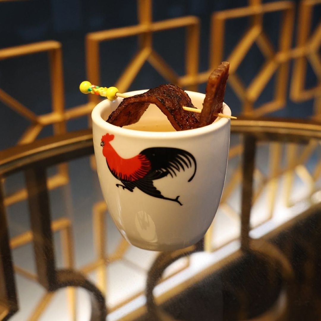A bak kwa inspired cocktail (Photo: Instagram / @jann.kl)