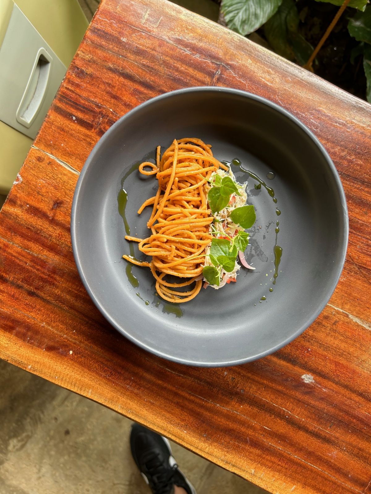 Blue crab spaghetti | Sauma, Negros by chef Don Colmenares