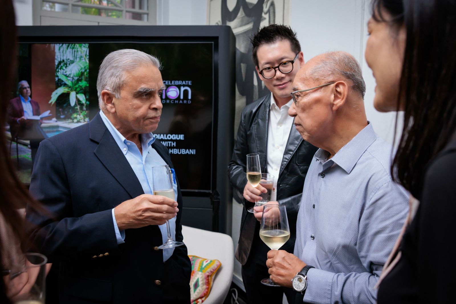 Kishore Mahbubani, Darren Yung, Larry Chua and Yeo Mui Hong