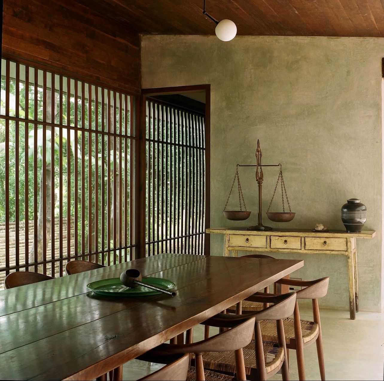 Bijoy Jain's dining room (Photo: Instagram / Tobias Alexander Harvey)