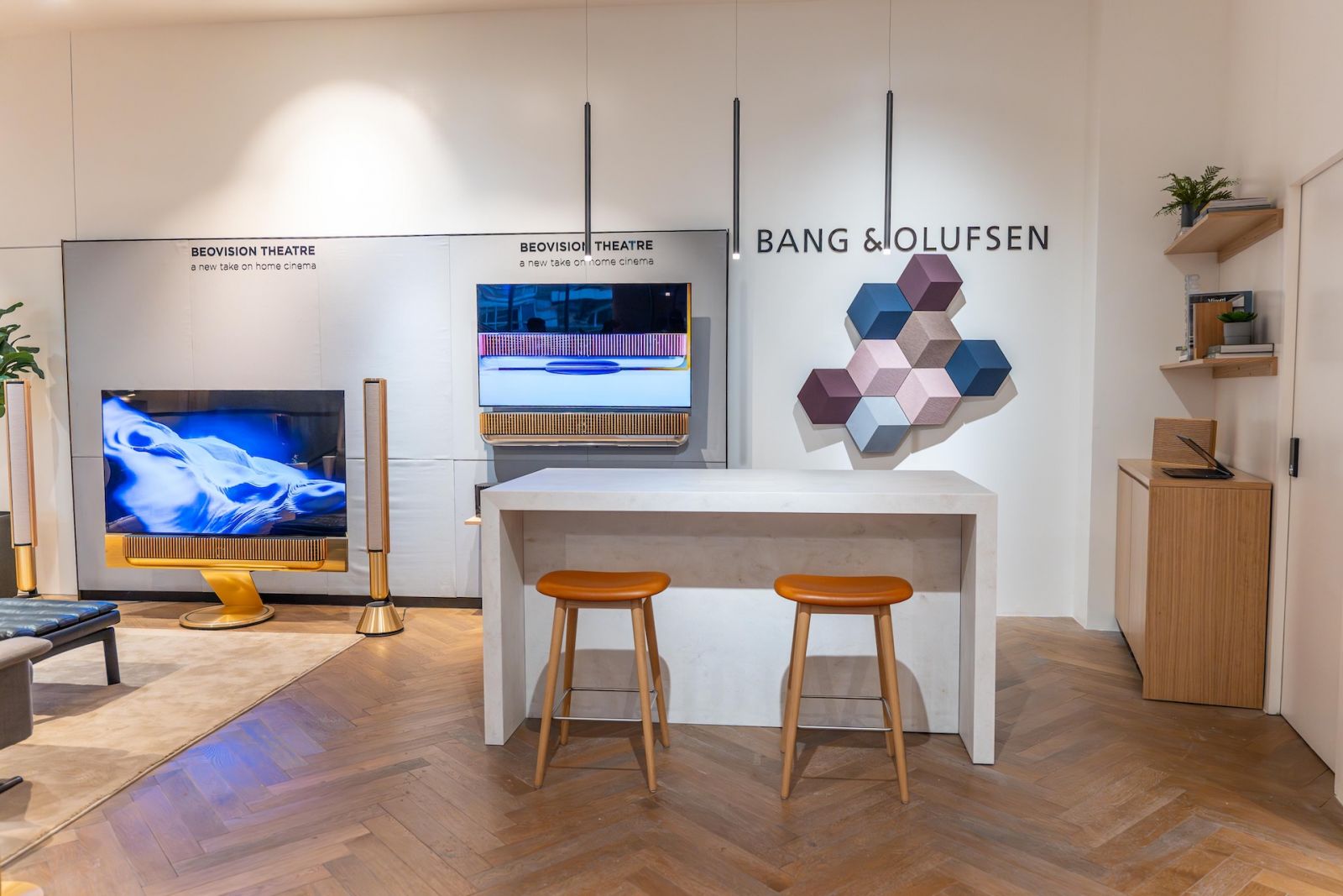 Explore the Bang & Olufsen flagship store at Shangri-La Plaza Mall