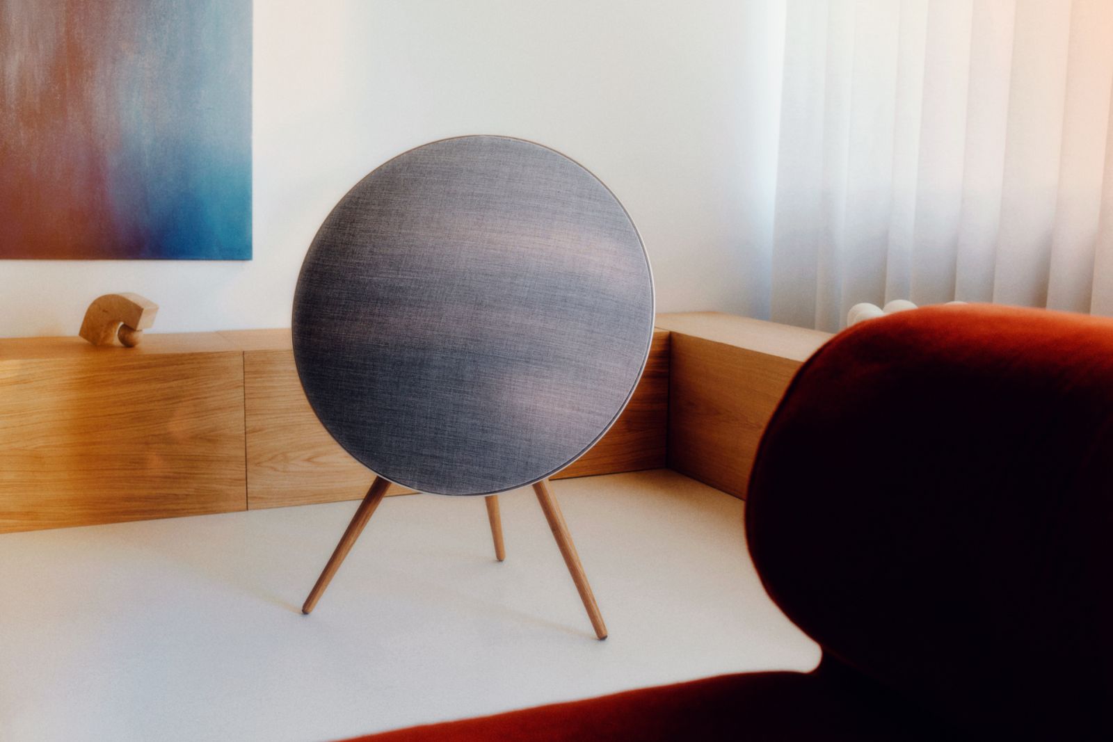 Beosound A9: Iconic, customizable speaker that combines minimalist design with powerful sound