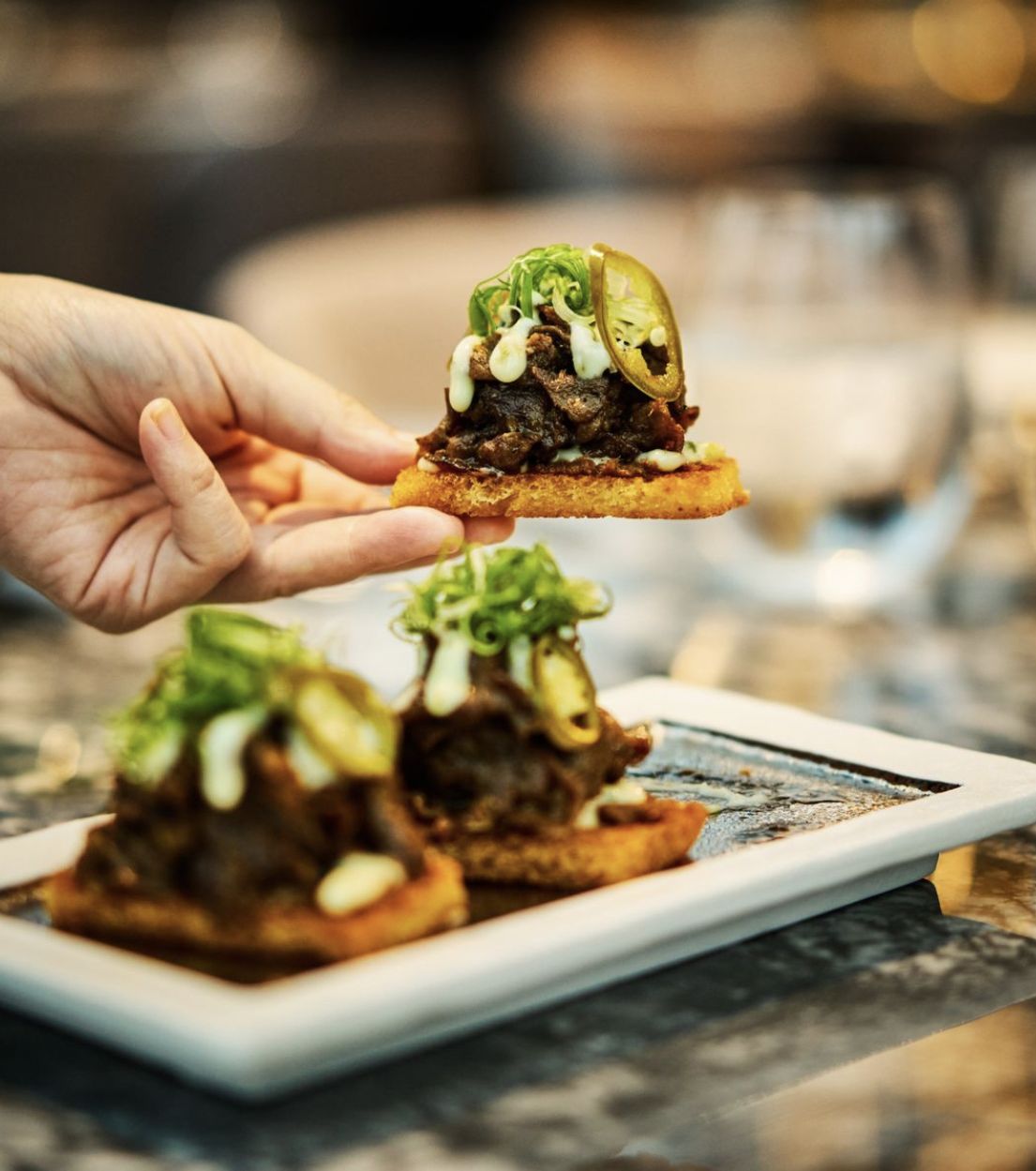 Wagyu ox tongue on toast (Photo: Instagram / @upperhouse.kl)