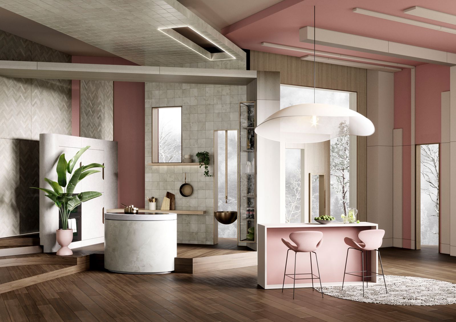 Formica interior surfaces