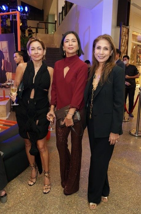 Hindy Weber, Macky Fah and Julie Boschi at Tatler Philippines Asia's Most Stylish 2024 celebration at Greenbelt 5
