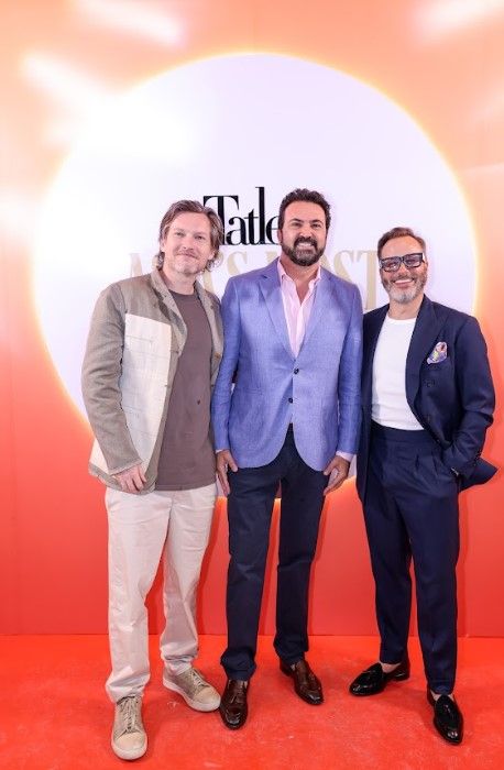 Patrick Coard, Antonio Rossano and Scott A Woodward Tatler Philippines Asia's Most Stylish 2024 celebration at Greenbelt 5
