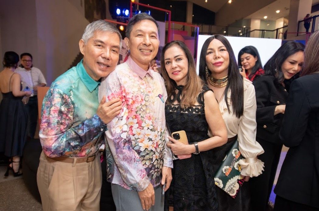 Chito Vijandre, Ricky Toledo, Mayenne Carmona and Tina Cuevas at Tatler Philippines Asia's Most Stylish 2024 celebration at Greenbelt 5