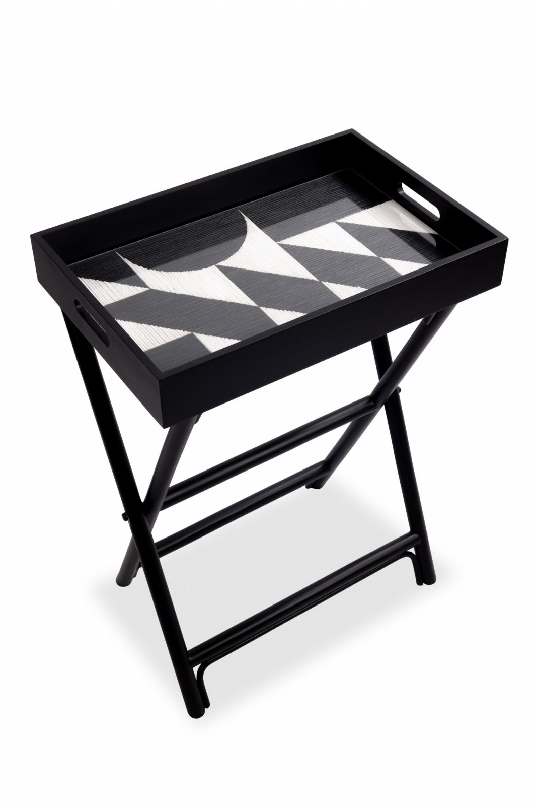 Arturo Luz: Black and White butler tray