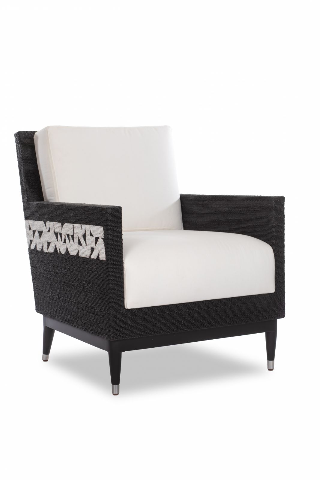 Arturo Luz: Black and White lounge chair