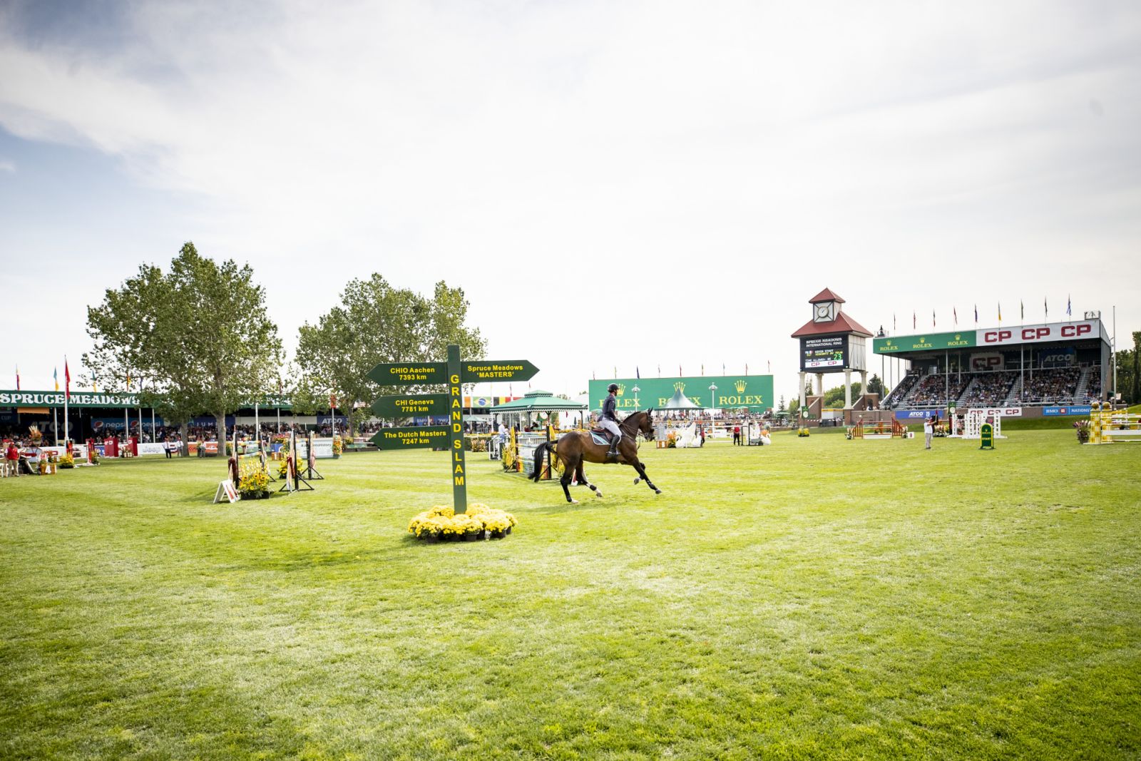 CSIO雲杉草地大師賽(CSIO SPRUCE MEADOWS ‘MASTERS’ TOURNAMENT)主賽場 ©Rolex/Ashley Neuhof。(Photo: Rolex)