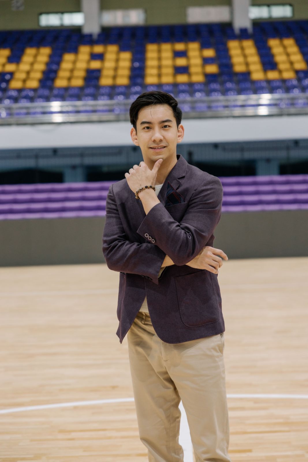 แปม ธัชพัทธ์ เบ็ญจศิริวรรณ ประธานสโมสรฟุตซอลบลูเวฟ ชลบุรี (ภาพ: Worapon Teerawatvijit)
