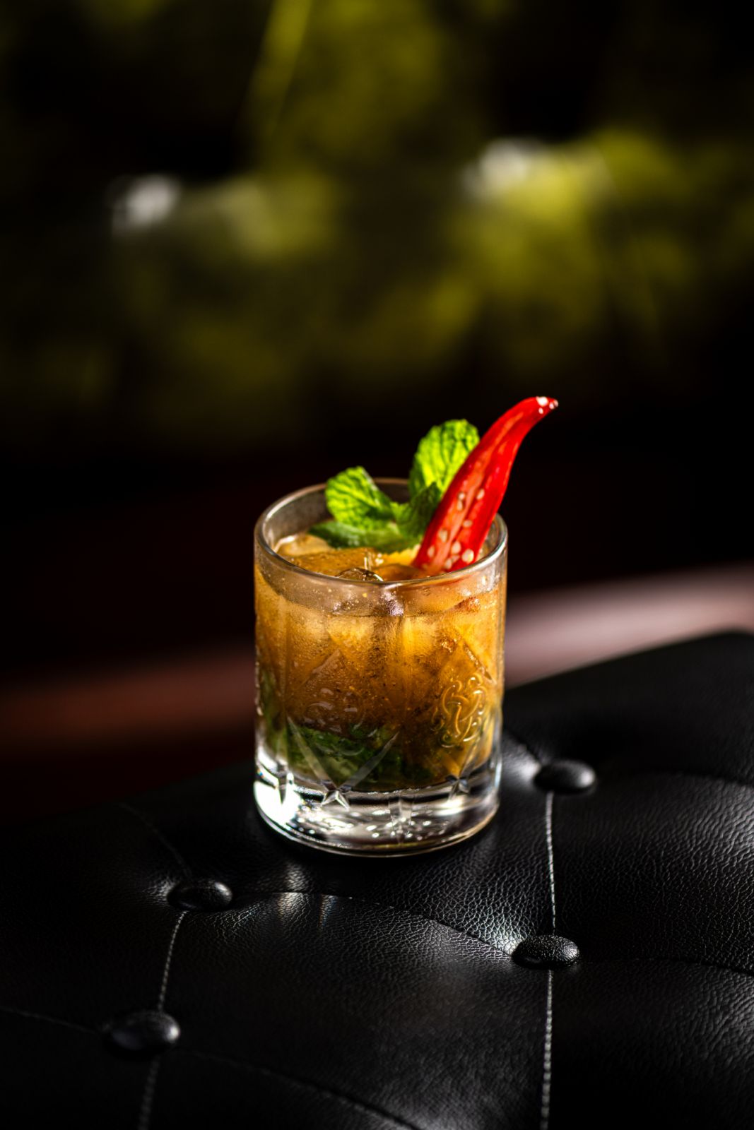 The Mirchi Masti, a spicy and tropical cocktail of jal jeera, fresh mint, passionfruit, and red chilli (Photo: Frangipaani)