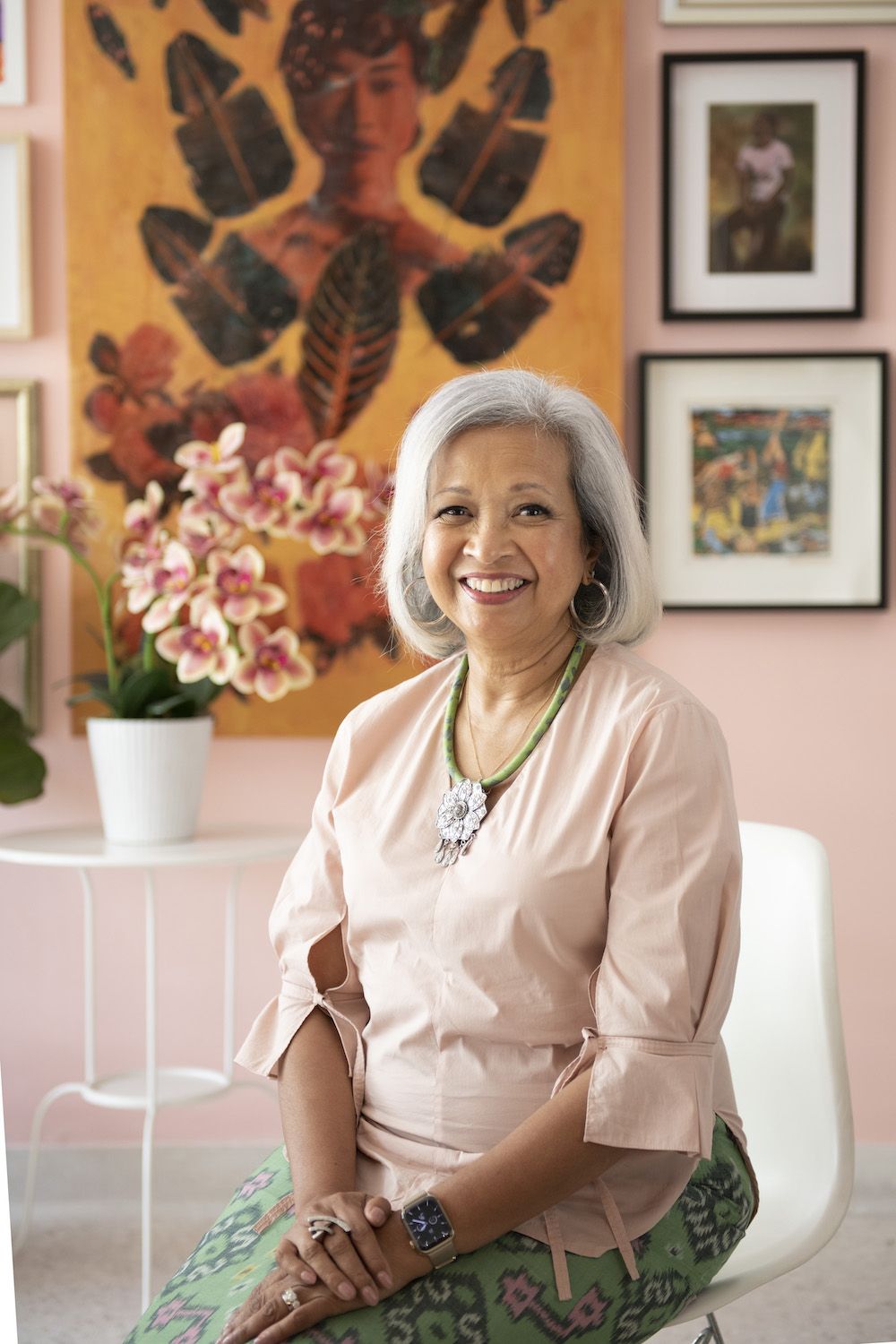 Portrait of Marina Mahathir, Founder, ZAFIGO, around and in her office, Kuala Lumpur Malaysia. Photo taken June 21, 2022