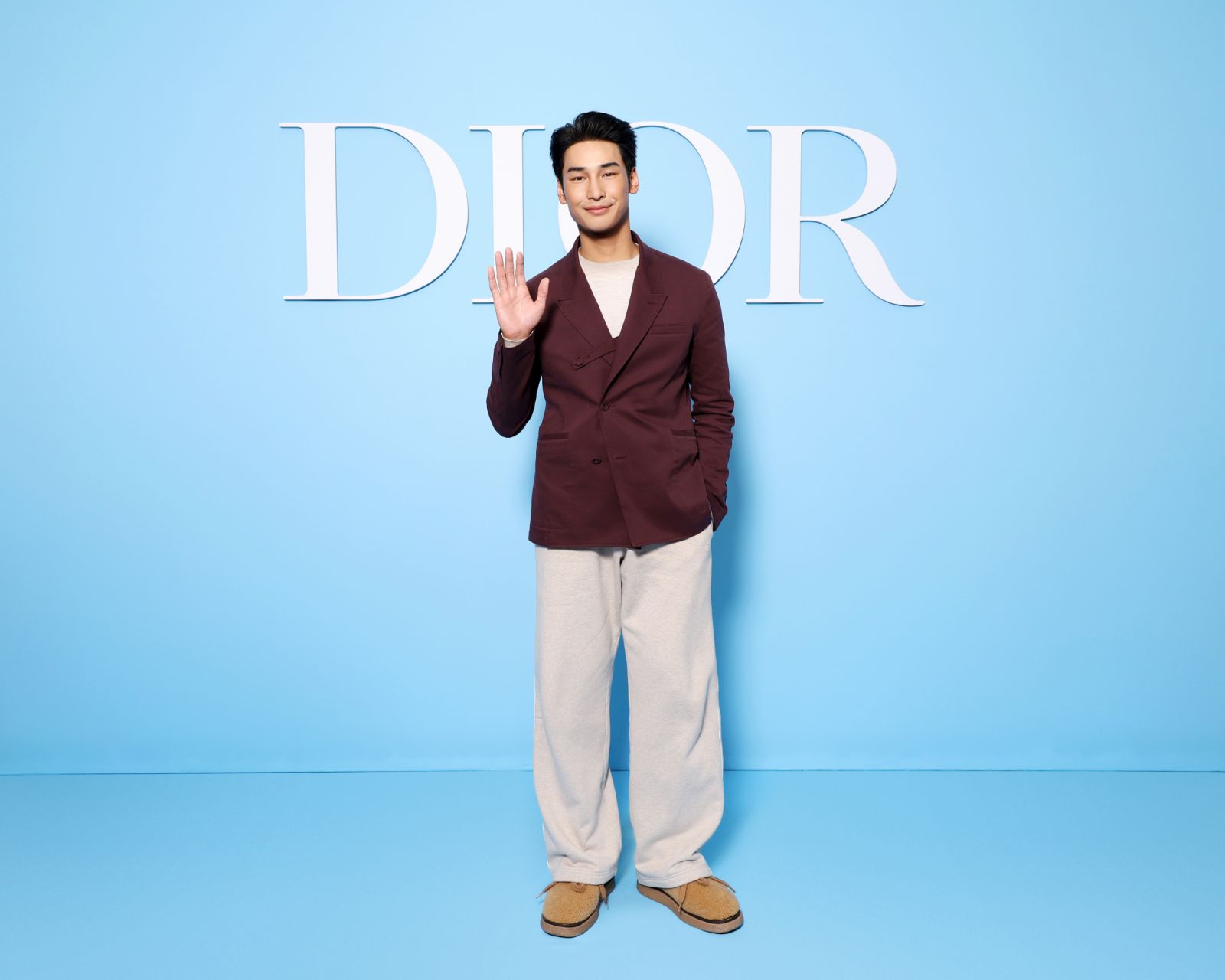 PARIS, FRANCE - SEPTEMBER 24: (EDITOR’S NOTE: Image has been retouched at the request of the client.) Apo Nattawin Wattanagitiphat attends the Christian Dior Womenswear Spring-Summer 2025 show as part of Paris Fashion Week on September 24, 2024 in Paris, France. (Photo by Pascal Le Segretain/Getty Images for Christian Dior)