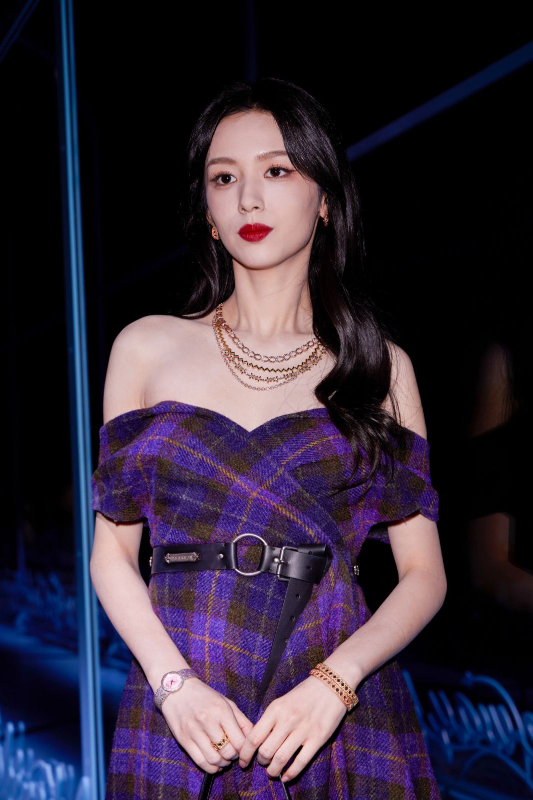 PARIS, FRANCE - SEPTEMBER 24: (EDITORIAL USE ONLY - For Non-Editorial use please seek approval from Fashion House) Zhou Ye attends the Christian Dior Womenswear Spring-Summer 2025 show as part of Paris Fashion Week on September 24, 2024 in Paris, France. (Photo by Peter White/Getty Images)
