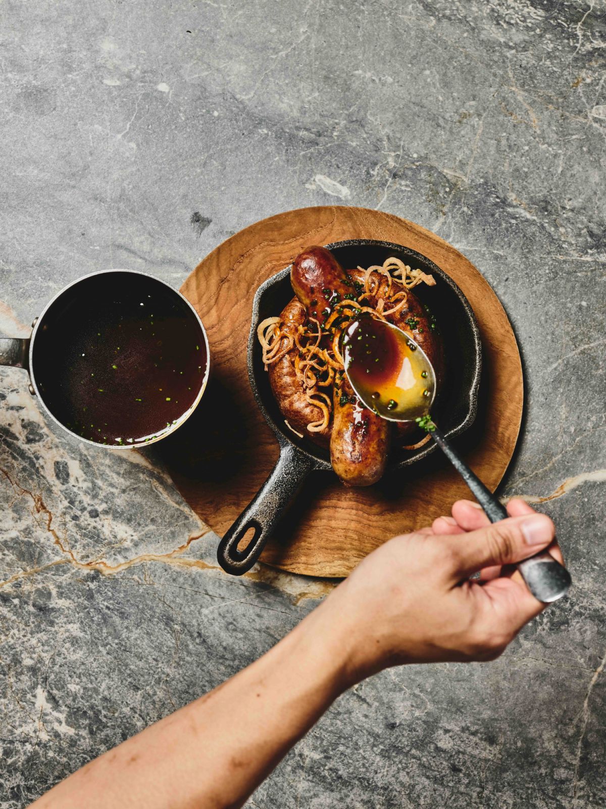 Cumberland, yorkshire and gravy at Anvil by chef Josh Boutwood