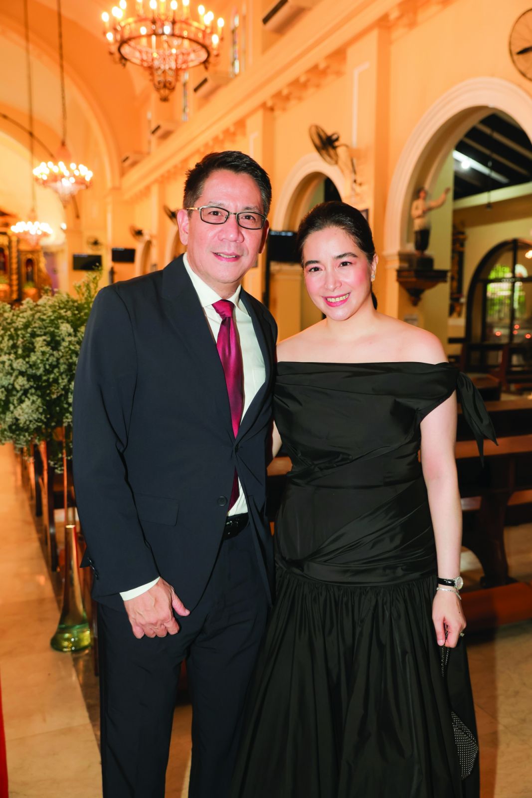 Rep Roman Romulo and wife, Shalani