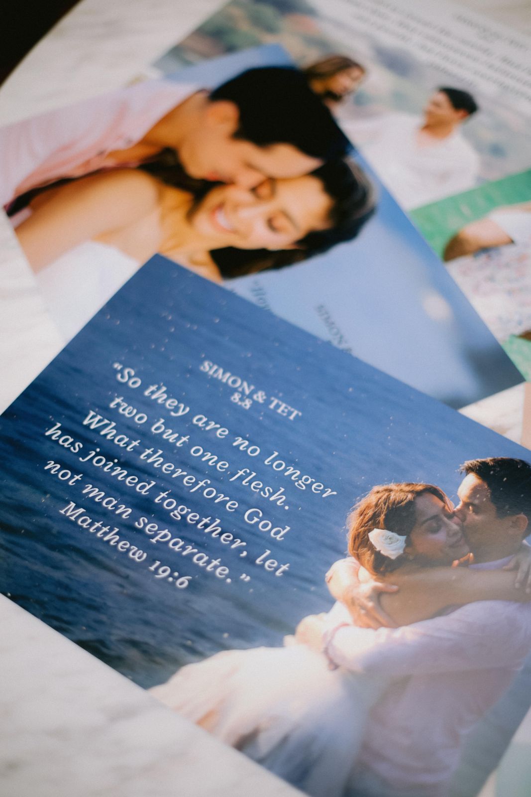 Invitations designed by Simon Greatwich himself