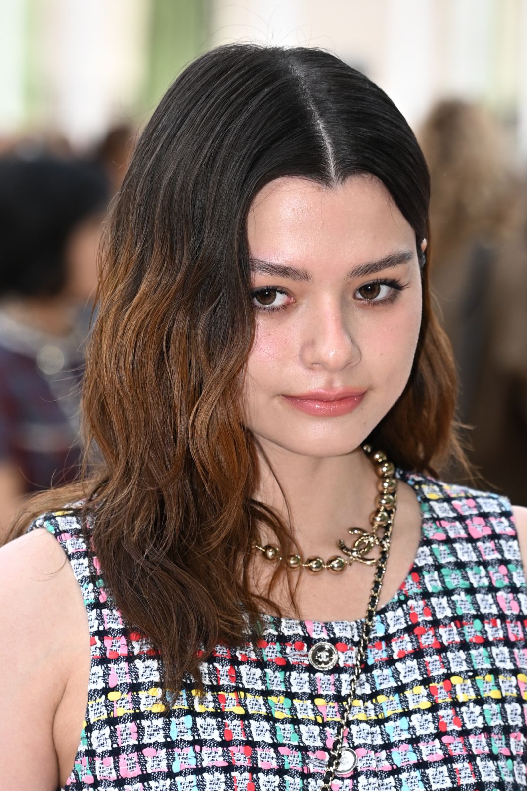 PARIS, FRANCE - OCTOBER 01: (EDITORIAL USE ONLY - For Non-Editorial use please seek approval from Fashion House) Rebecca Patricia Armstrong attends the Chanel Paris Womenswear Spring-Summer 2025 show as part of Paris Fashion Week on October 01, 2024 in Paris, France. (Photo by Stephane Cardinale - Corbis/Corbis via Getty Images)