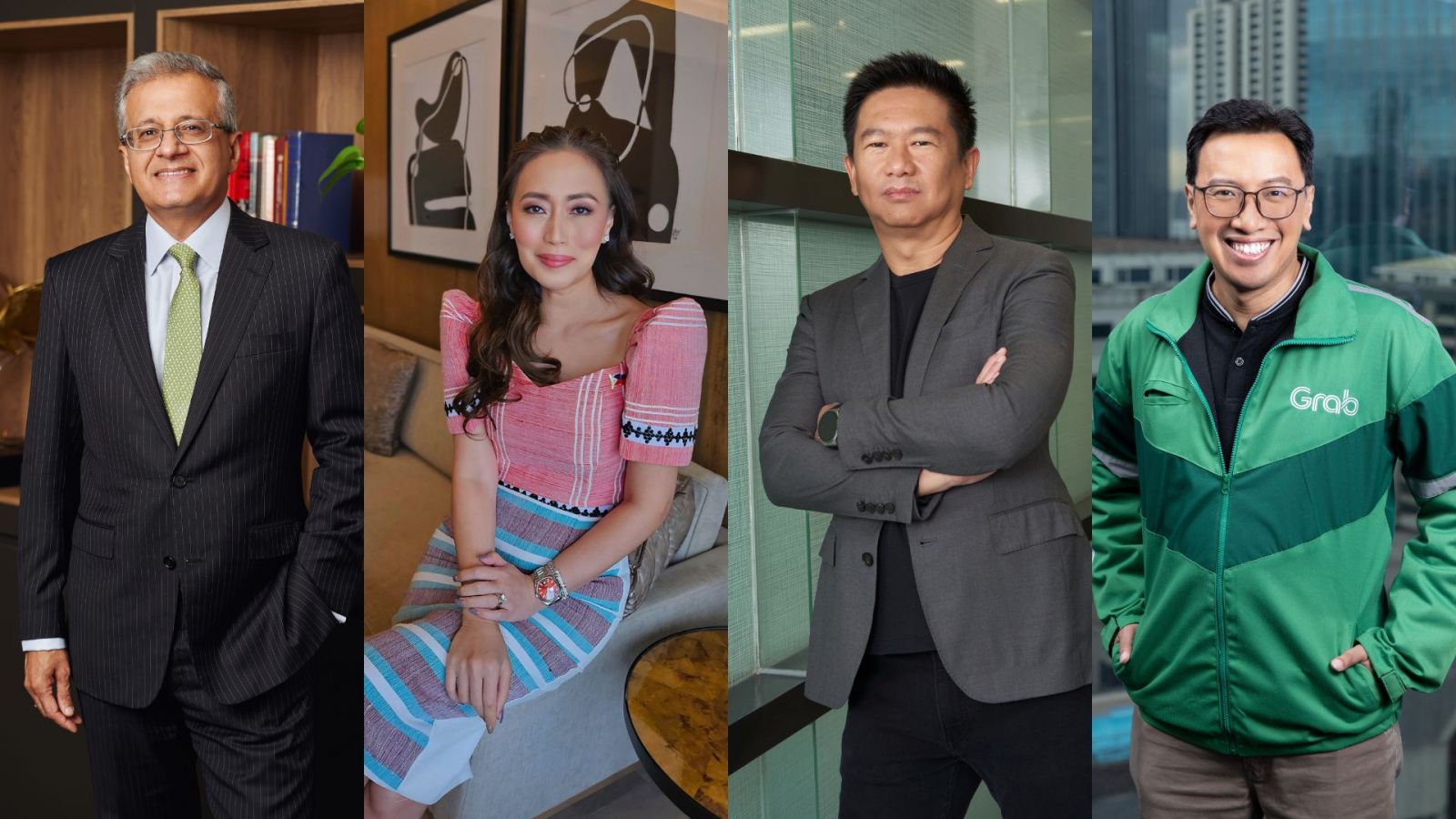 HSBC Philippines CEO Sandeep Uppal; Tourism Promotions Board COO Marga Nograles; Grab Philippines Country Head Roland Roda; Expert property consultant David Leechiu