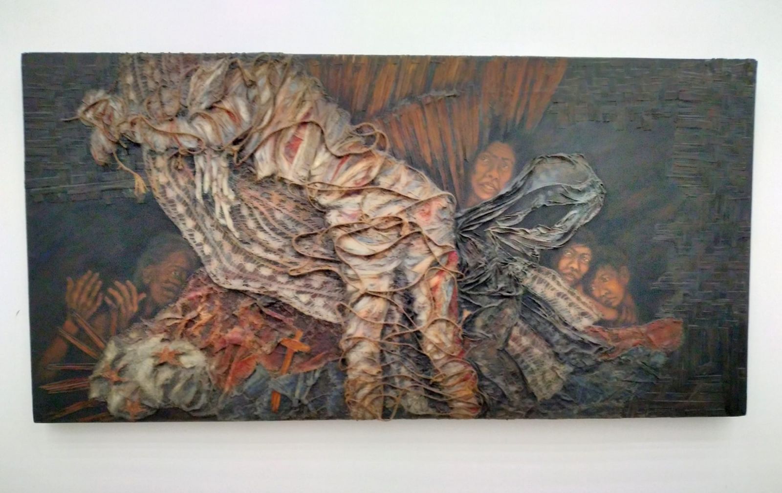 Imelda Cajipe Endaya, ‘Taghoy Piglas’, presented at the ‘Connecting Bodies’ exhibition (Photo: Facebook / Imelda Cajipe Endaya)