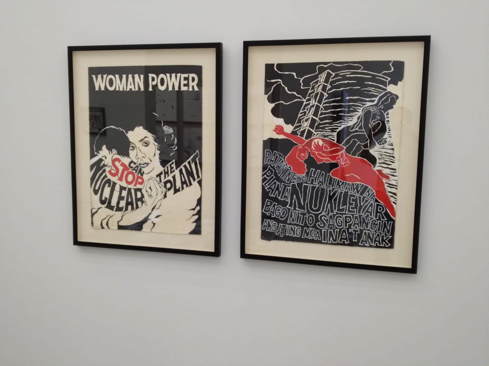 Imelda Cajipe Endaya, protest posters from 1984, presented at the ‘Connecting Bodies’ exhibition (Photo: Facebook / Imelda Cajipe Endaya)