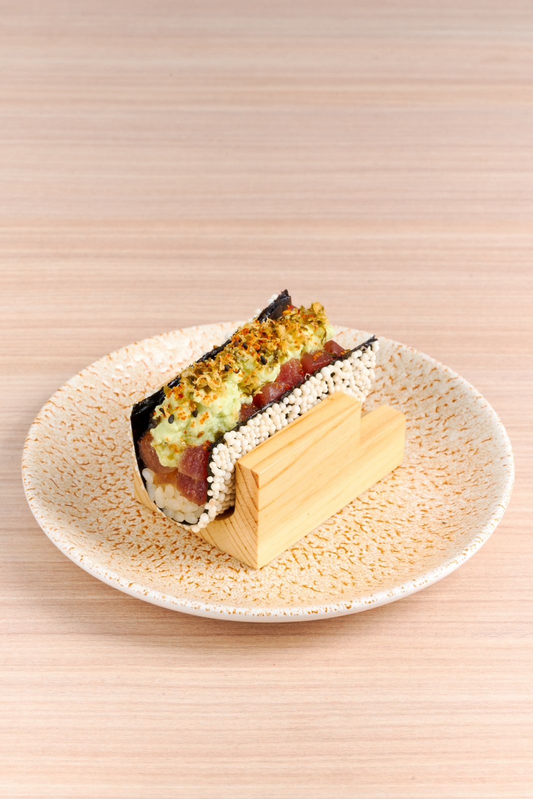 Tuna edamame hand roll by Koyo, Kiwami