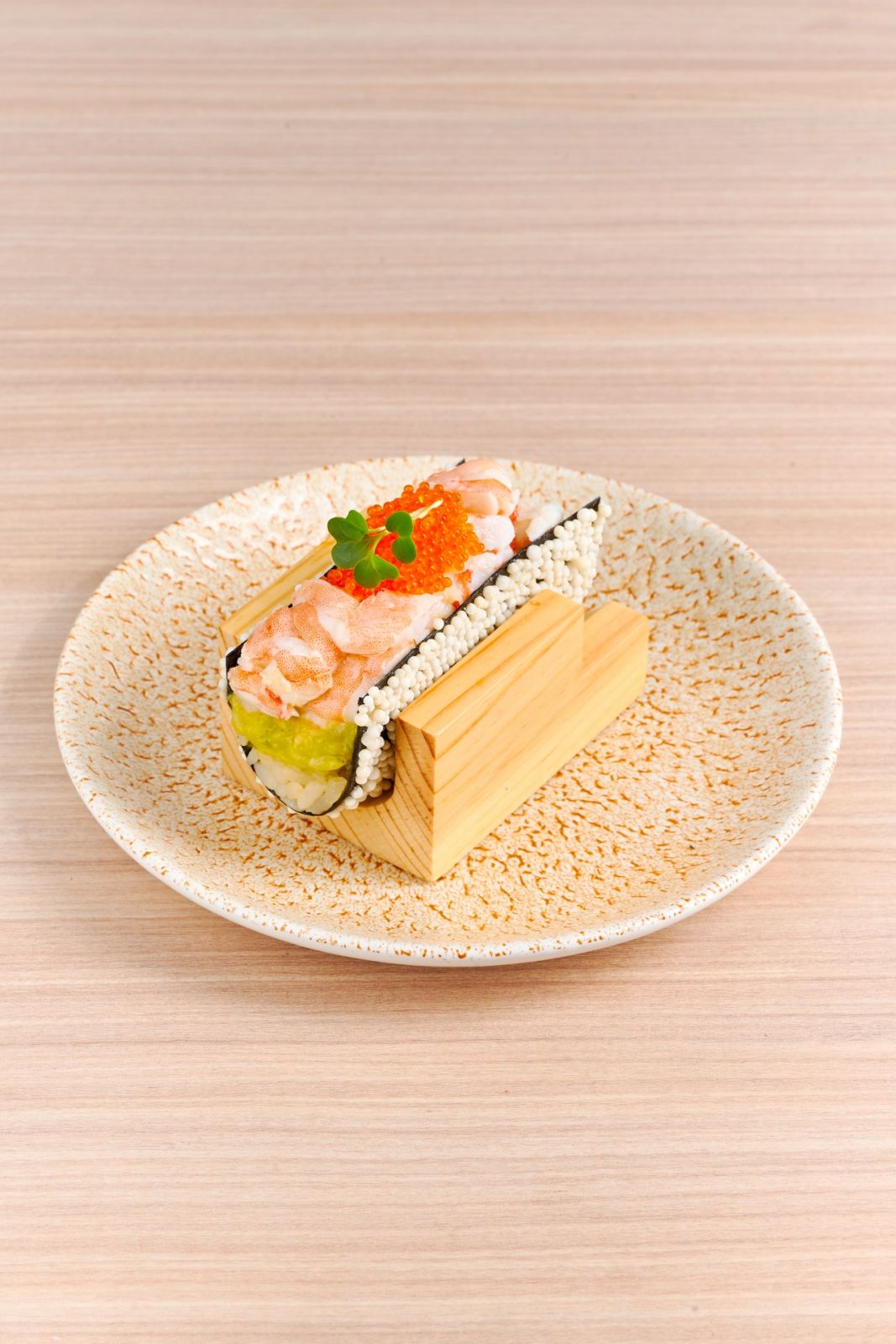 Creamy ebi hand roll from Koyo, Kiwami