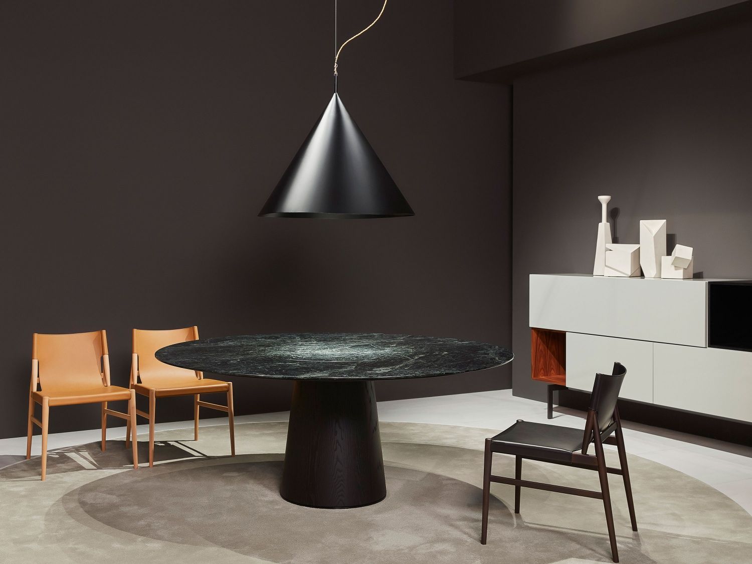 The Materic table, designed by Piero Lissoni (Photo: Instagram / @porroofficial)