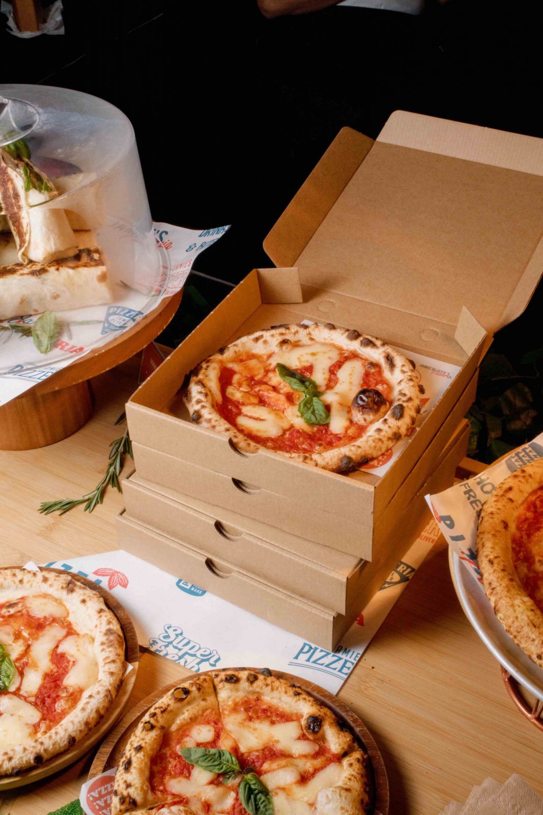 Margherita pizza from Jamie Oliver's Pizzeria