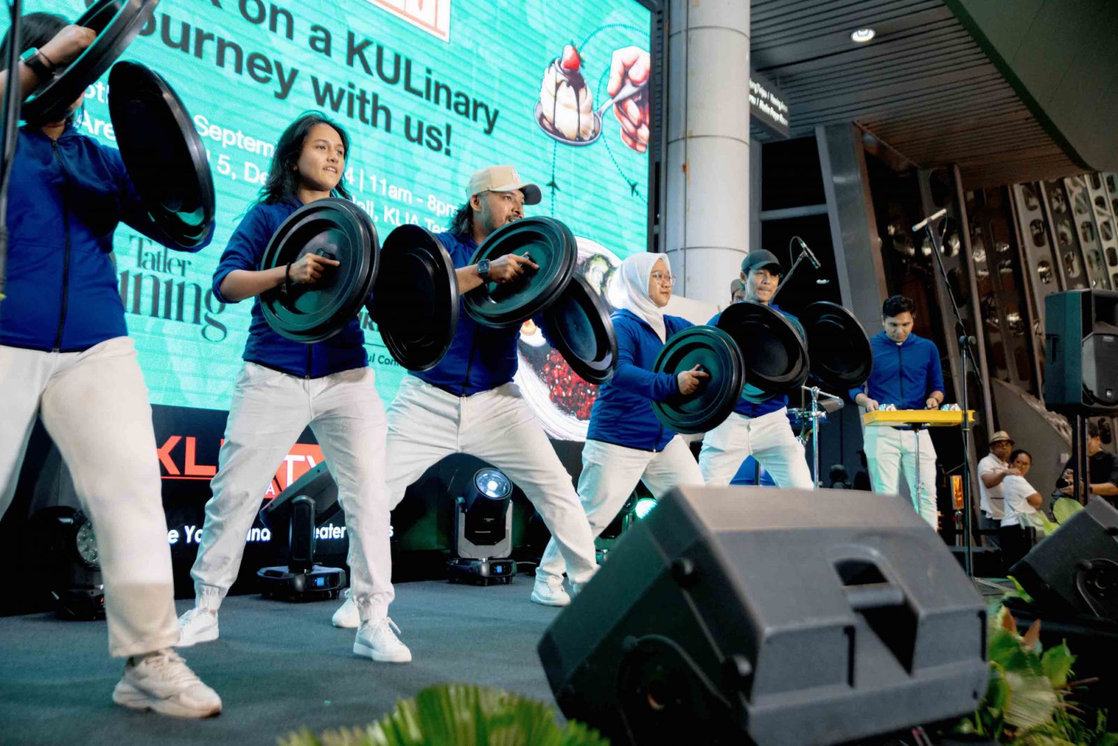 No Noise Percussion on stage