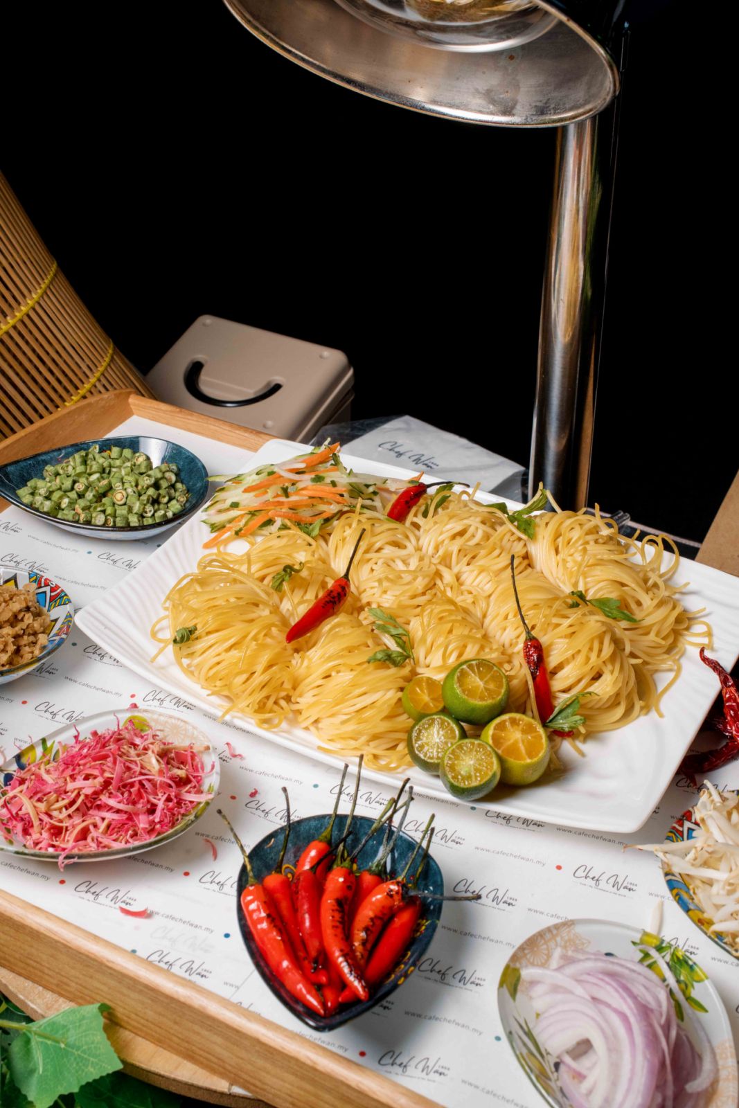 The ingredients of laksa Johor