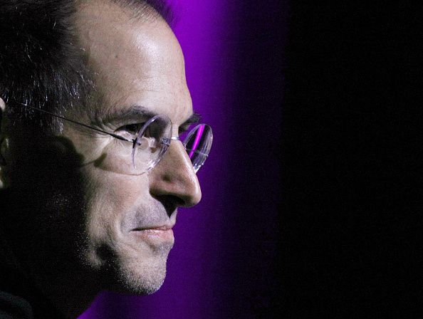 SAN FRANCISCO - JUNE 09:  Apple CEO Steve Jobs looks on before announcing the new iPhone 3G as he delivers the keynote address at the Apple Worldwide Web Developers Conference June 9, 2008 in San Francisco, California. Jobs kicked off the 2008 WWDC conference with a keynote where he announced an upgraded version of the popular iPhone called the iPhone 3G.  (Photo by Justin Sullivan/Getty Images)