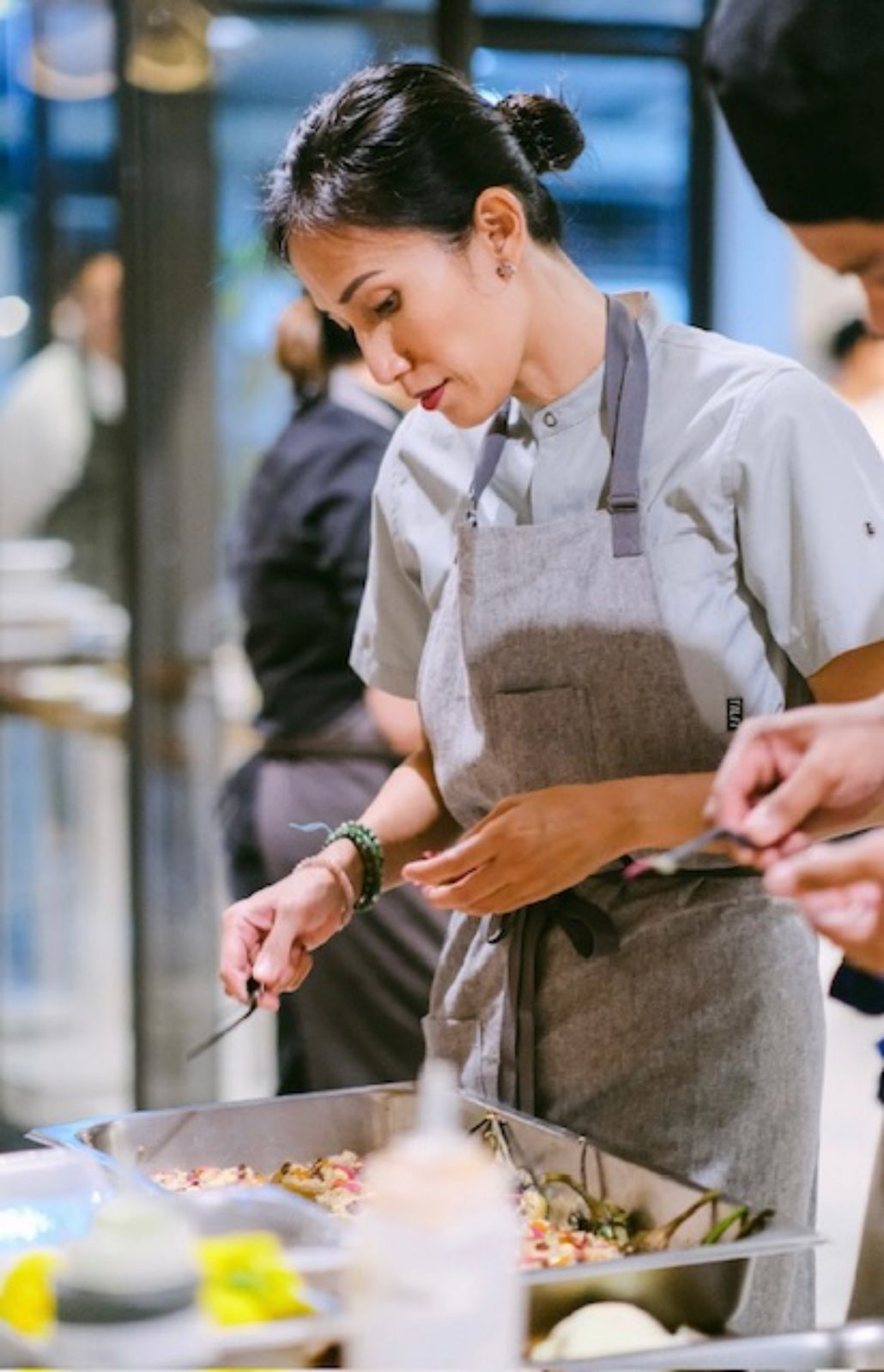 Mrs Saldo’s pop-up rhea in action in bacolod