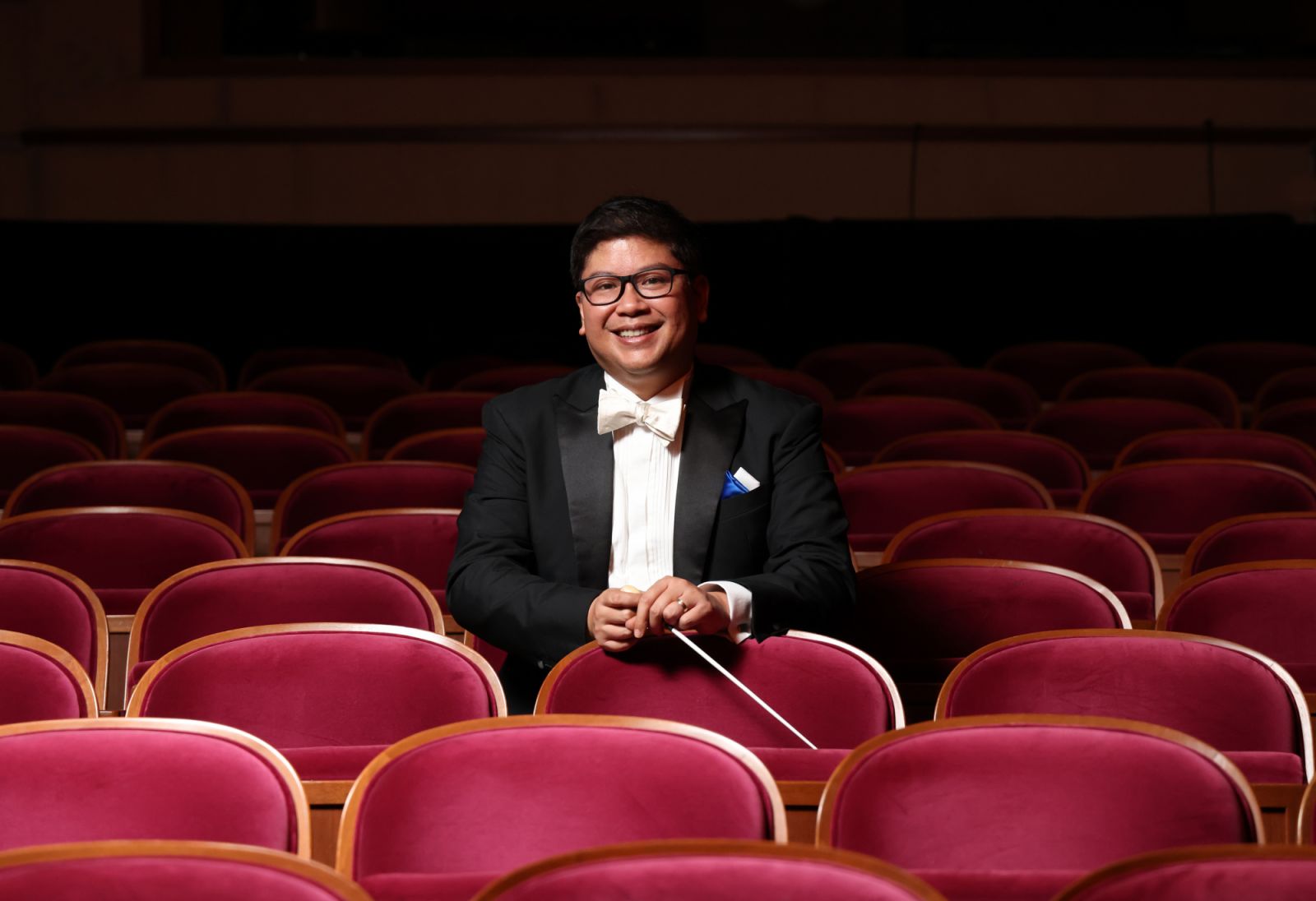 Maestro Gerard Salonga the Musical Director and Conductor of Music, Movies, Magic