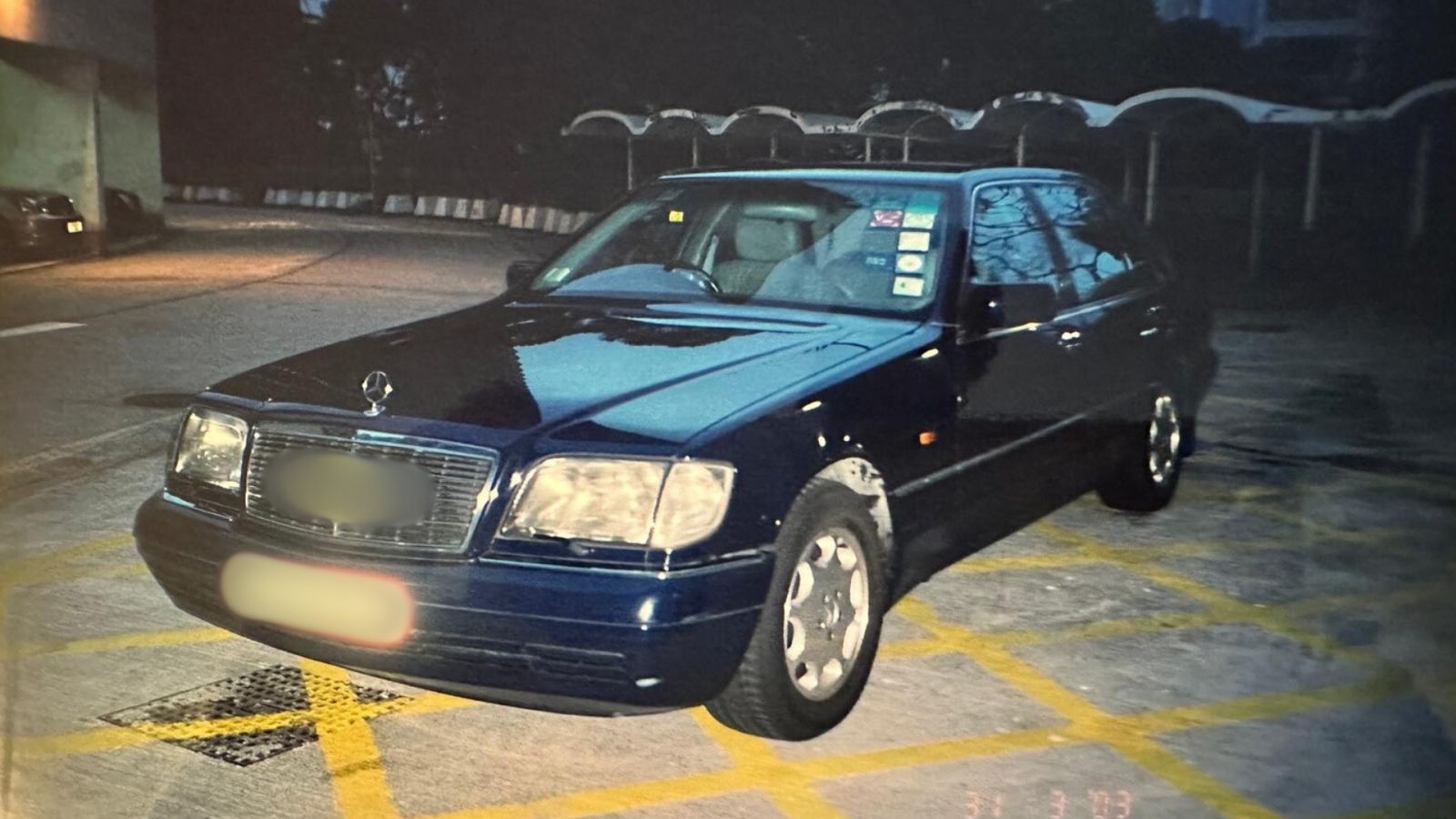 The Mercedes-Benz 500 SEL Li’s father used to drive to work (Photo: Krizia Li)