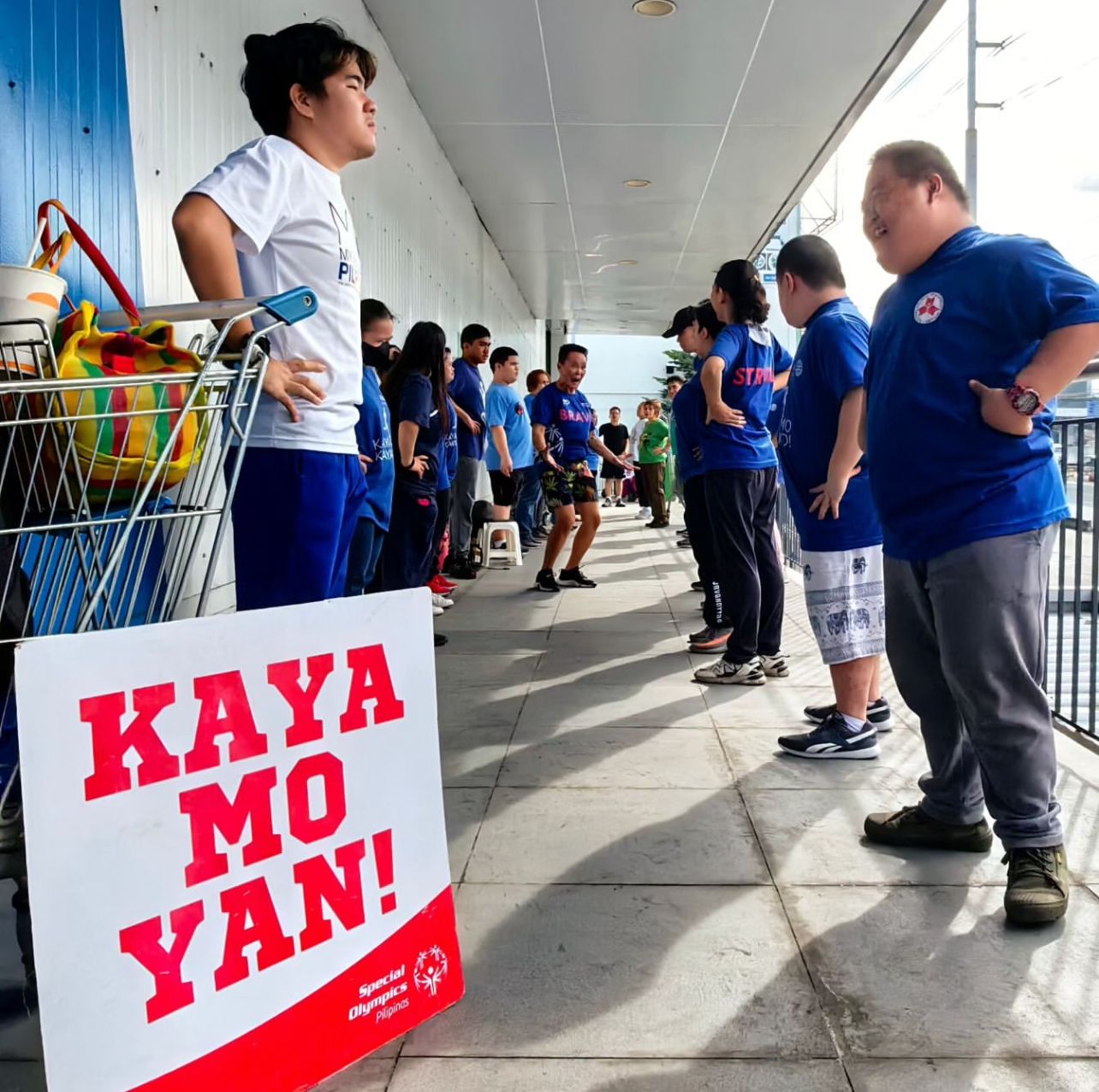 Some fun activities by the athletes, coaches, and volunteers (Photo: Instagram / Special Olympics Pilipinas)