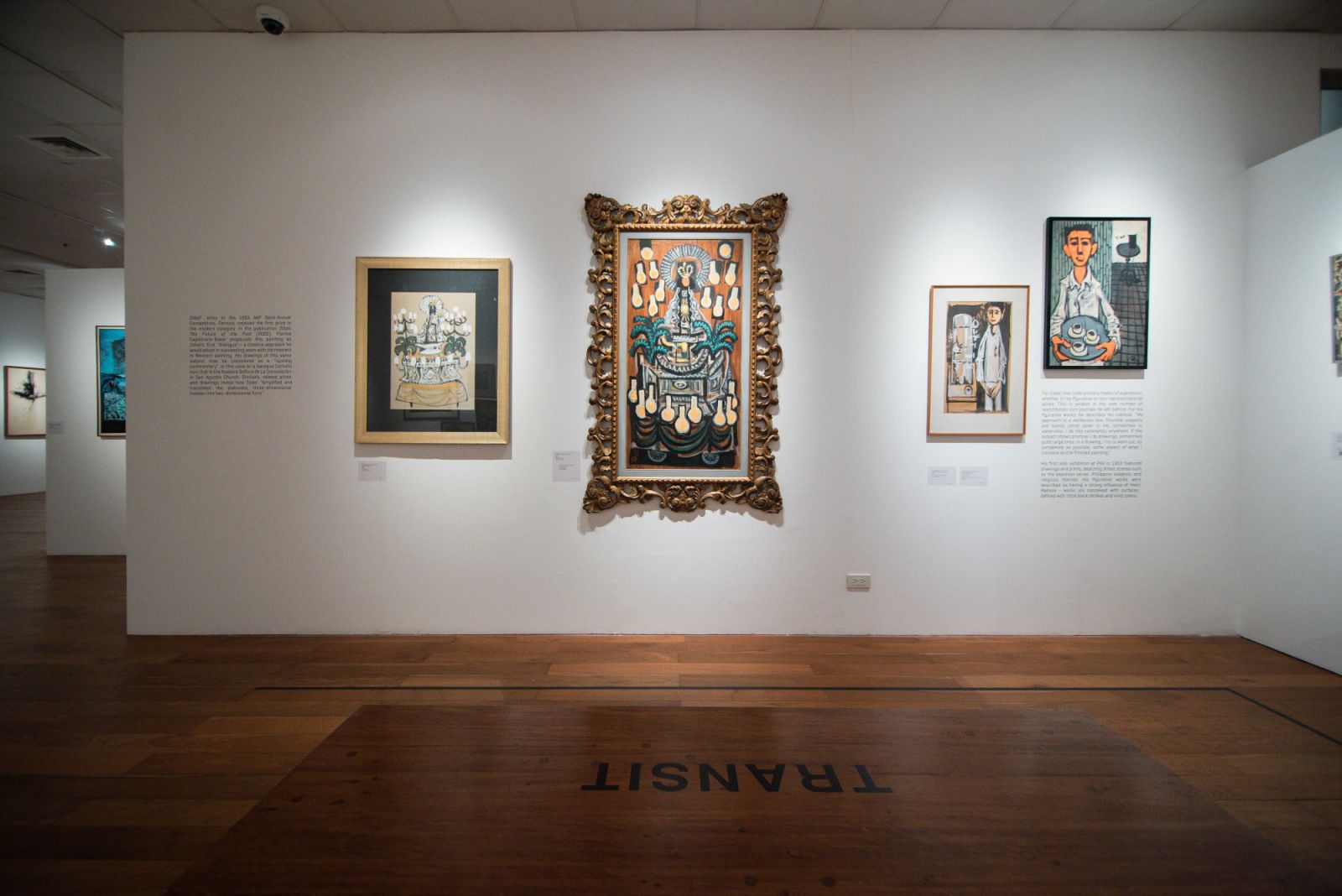 Installation shot of "A Synergy of Ventures: The Postwar Art Scene," on-view until 12 July 2024 at the Ateneo Art Gallery. (Photo: Clefvan Pornela)